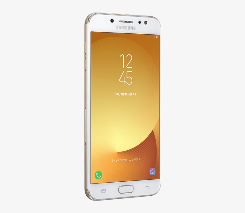 Samsung Galaxy J7 Plus 32 Gb Gold Right-perspective - J7 Pro, transparent png #2552421