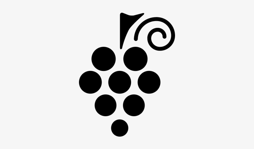 Bunch Of Grapes Vector - Bunch Of Grapes Logo, transparent png #2552446