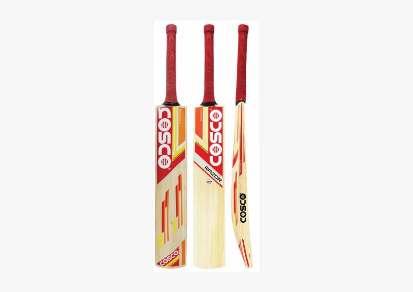 Cosco Razor Kashmir Willow Cricket Bat - Cricket Bat, transparent png #2553271