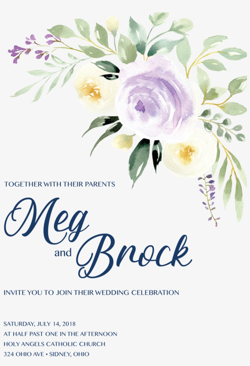 Meg Brock Invites Proof Single 07, transparent png #2553416