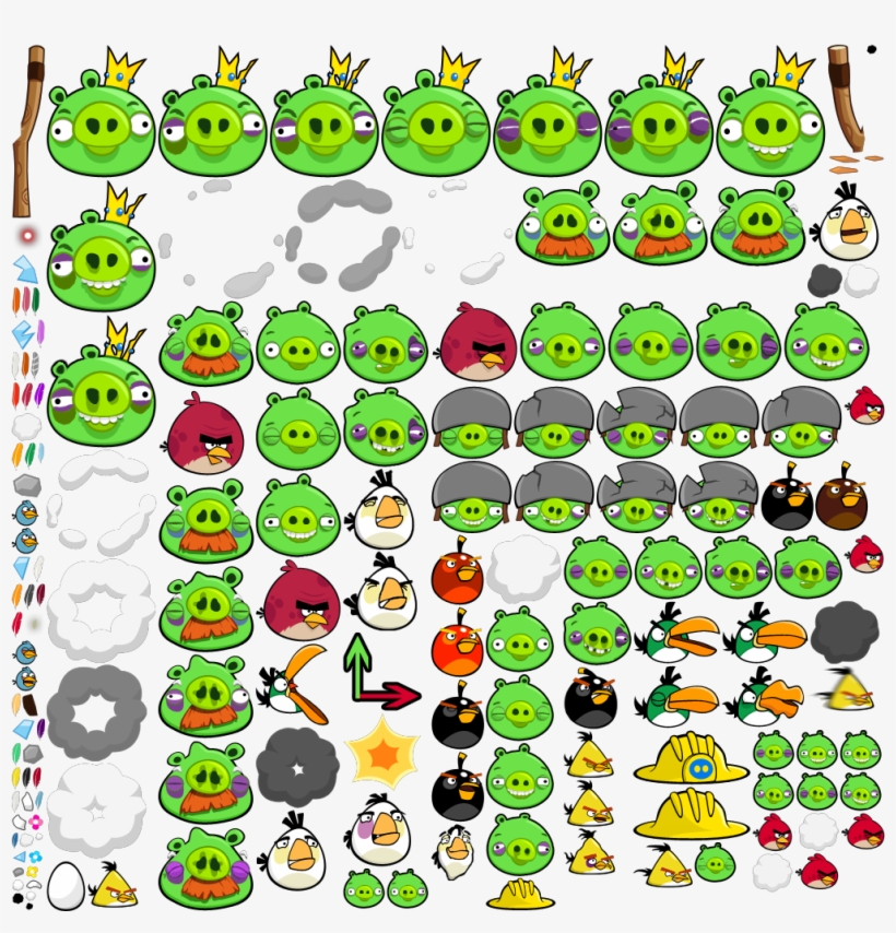 Angry Birds 1 - Angry Birds Ingame Birds, transparent png #2553621