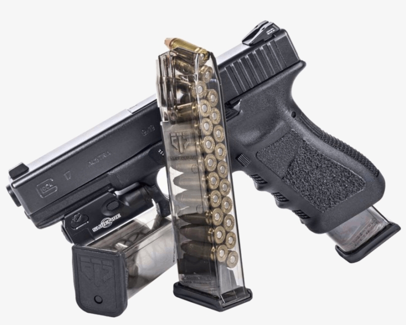 Clip Transparent Stock A Clip Glock - Glock 9mm, transparent png #2553736