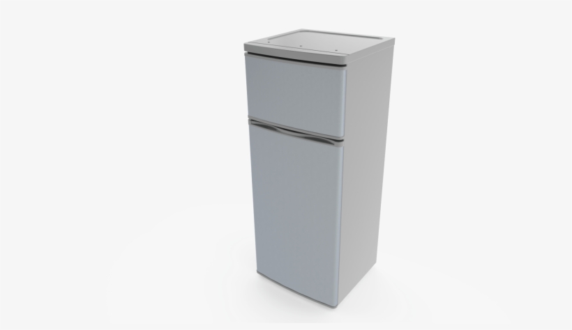 Solar Refrigerator 3/4 View - Refrigerator, transparent png #2553874
