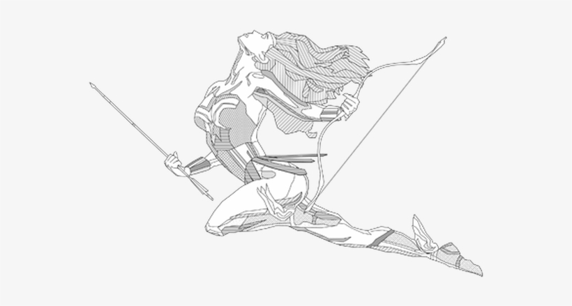 "heavenly" Or "divine") Was The Goddess Of The Hunt - Illustration, transparent png #2554106