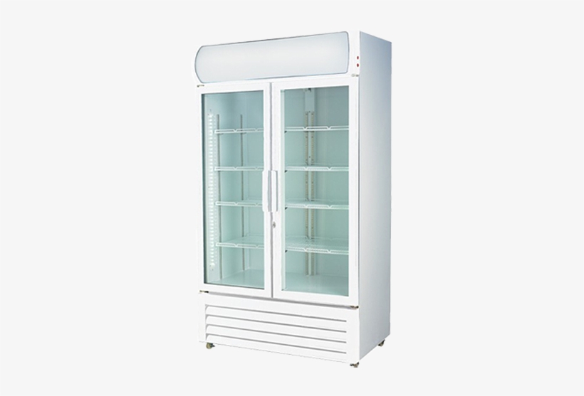 2 door display fridge