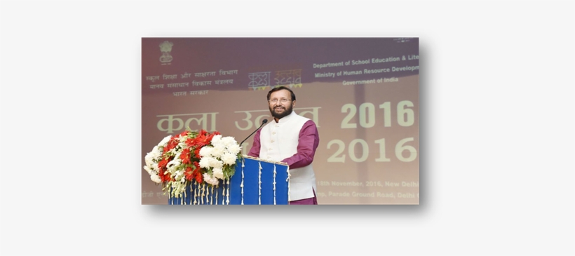 As Part Of Kala Utsav, Competitions In The Four Themes - Prakash Javadekar, transparent png #2554391