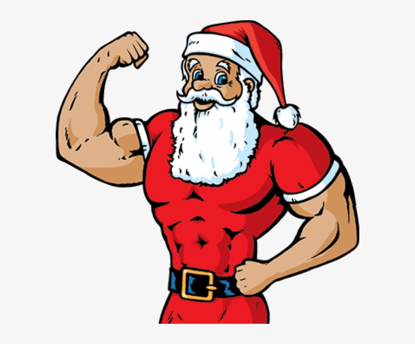 Jpg Library Download The Elite Physiquethe Physique - Muscle Santa Claus, transparent png #2554393