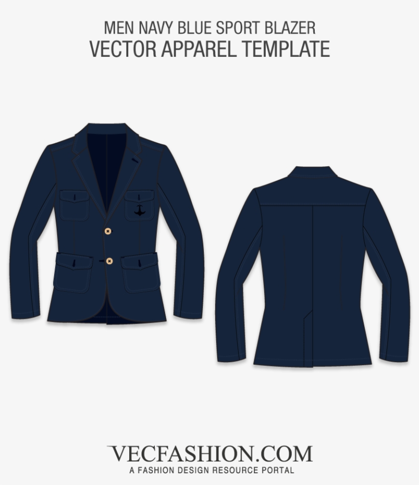 Coats Jackets Tagged Navy Blue Vecfashion Sport - T Shirt Raglan Vector, transparent png #2555219