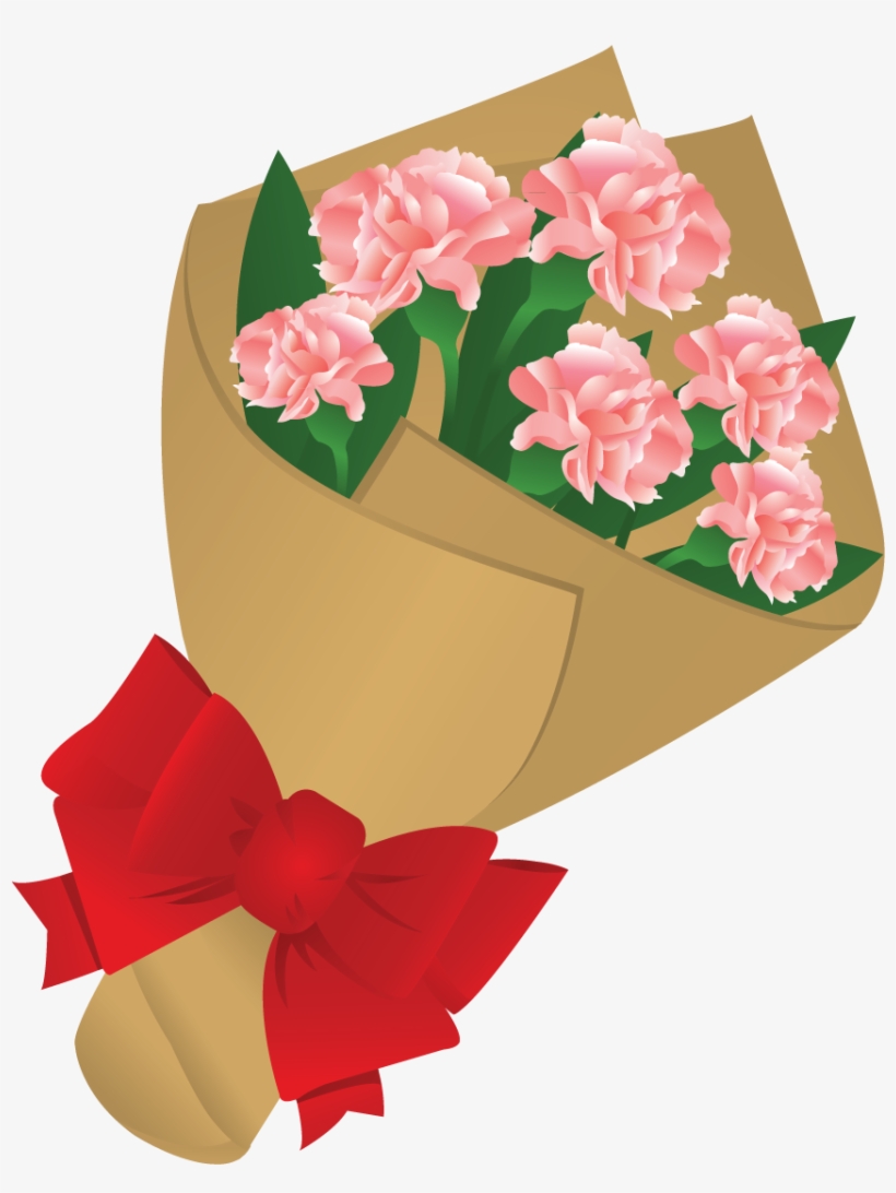 Bouquet Clipart Valentine Rose - Clip Art For Mothers Day Png, transparent png #2555262