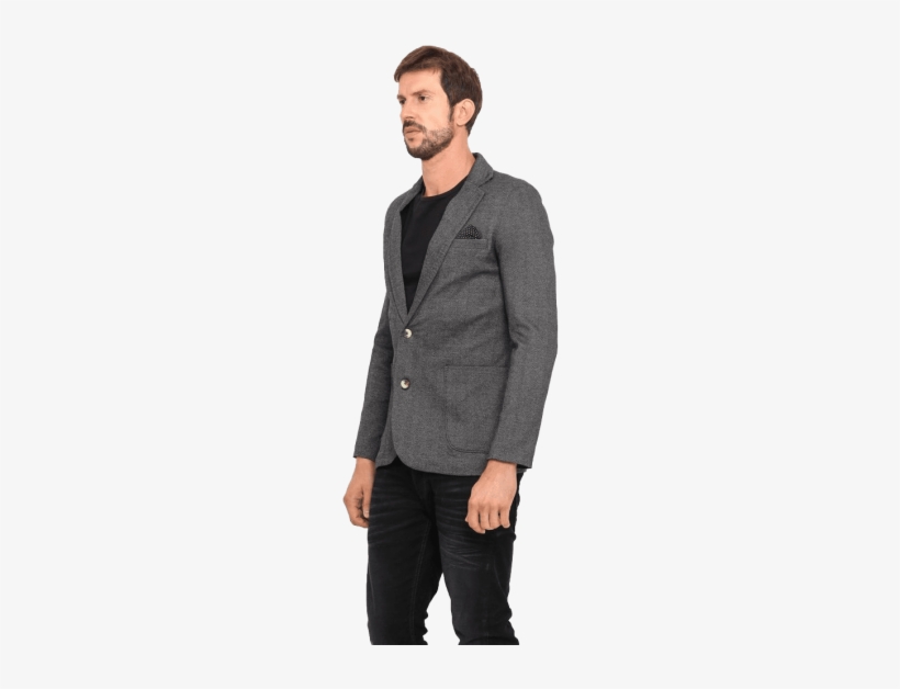 Free Png Blazer For Men Png Images Transparent - Grey Casual Blazer, transparent png #2555264