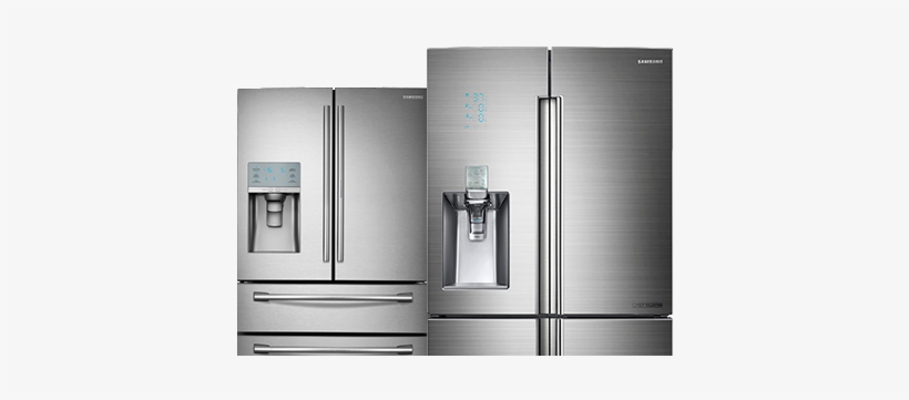 French Door Refrigerators - Samsung 34.3 Cu. Ft. French Door Refrigerator - Stainless, transparent png #2555391