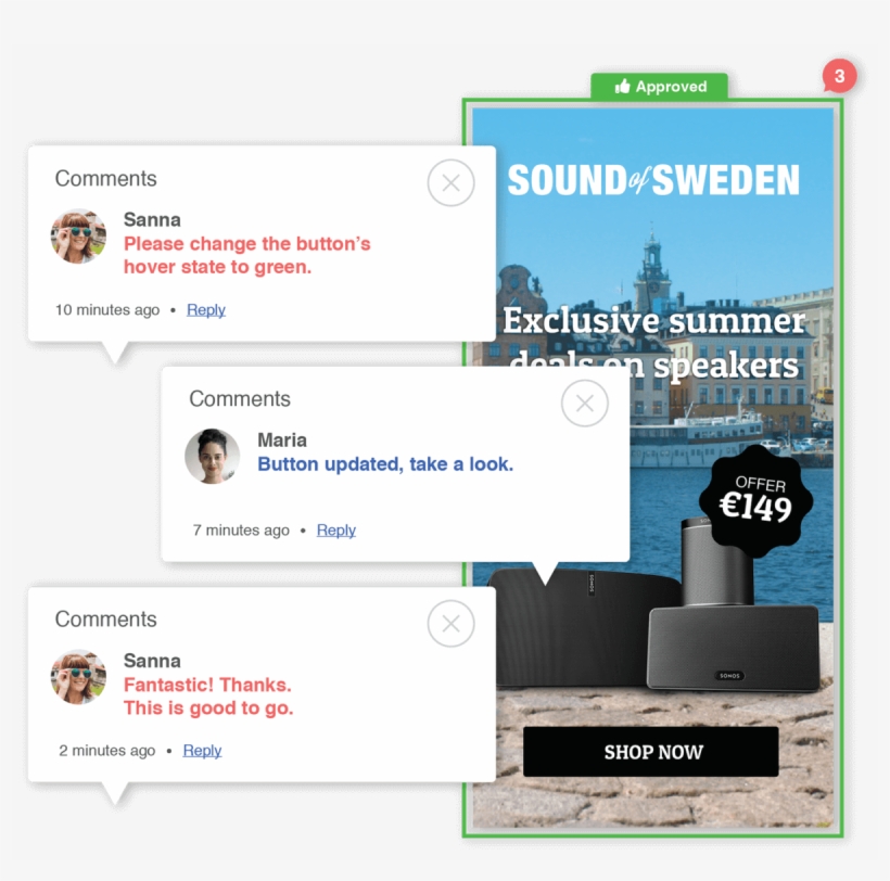 Image Showing Bannerflow's Creative Management Platform - Banner Publishing, transparent png #2555434