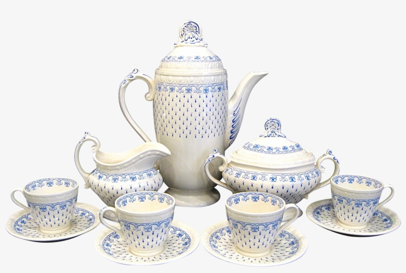 Copeland Spode Ermine Tea Coffee Set - Teapot, transparent png #2555550