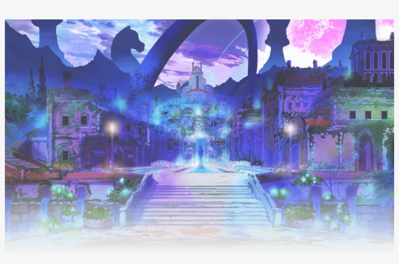 Anime Background - 03 - Scenery No Game No Life Background - Free  Transparent PNG Download - PNGkey
