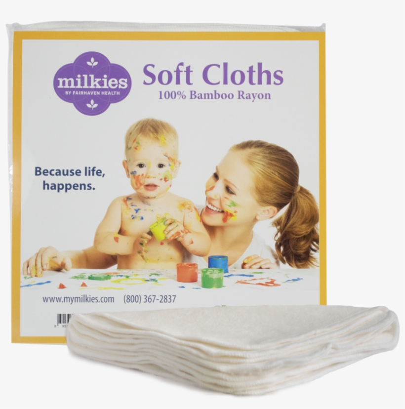 Bamboo Soft Cloths - Milkies Soft Cloths, transparent png #2556296