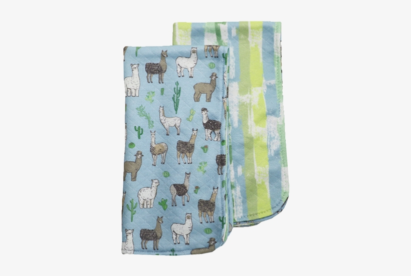 Bumblito Burp Cloth Set Of 2 Party Of Eight Llamas - Party, transparent png #2556329