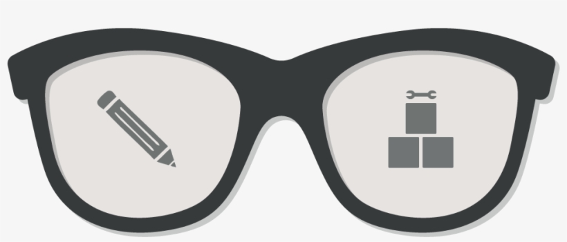 Glasses With Icons Png Vertix Logo Ideas - Wire Frame Glasses Vector, transparent png #2556546
