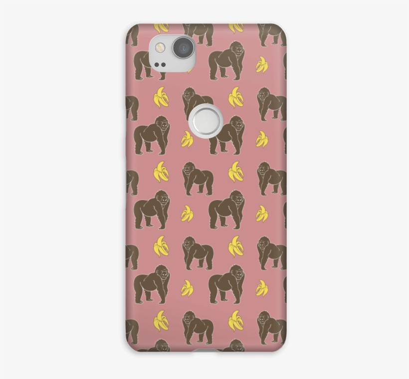 A Case With Bananas An Monkeys In Pink - Louis Vuitton Dress, transparent png #2556579