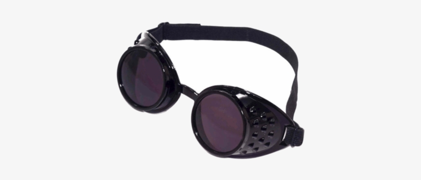 Steampunk Goggles - Steampunk Black Goggles Costume, transparent png #2556687