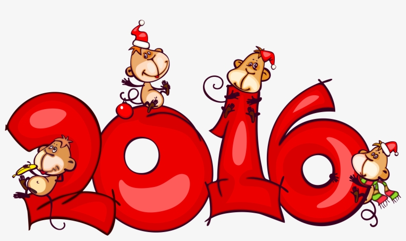 Picture Black And White 2016 Transparent Christmas - Christmas Clip Art 2016, transparent png #2556716