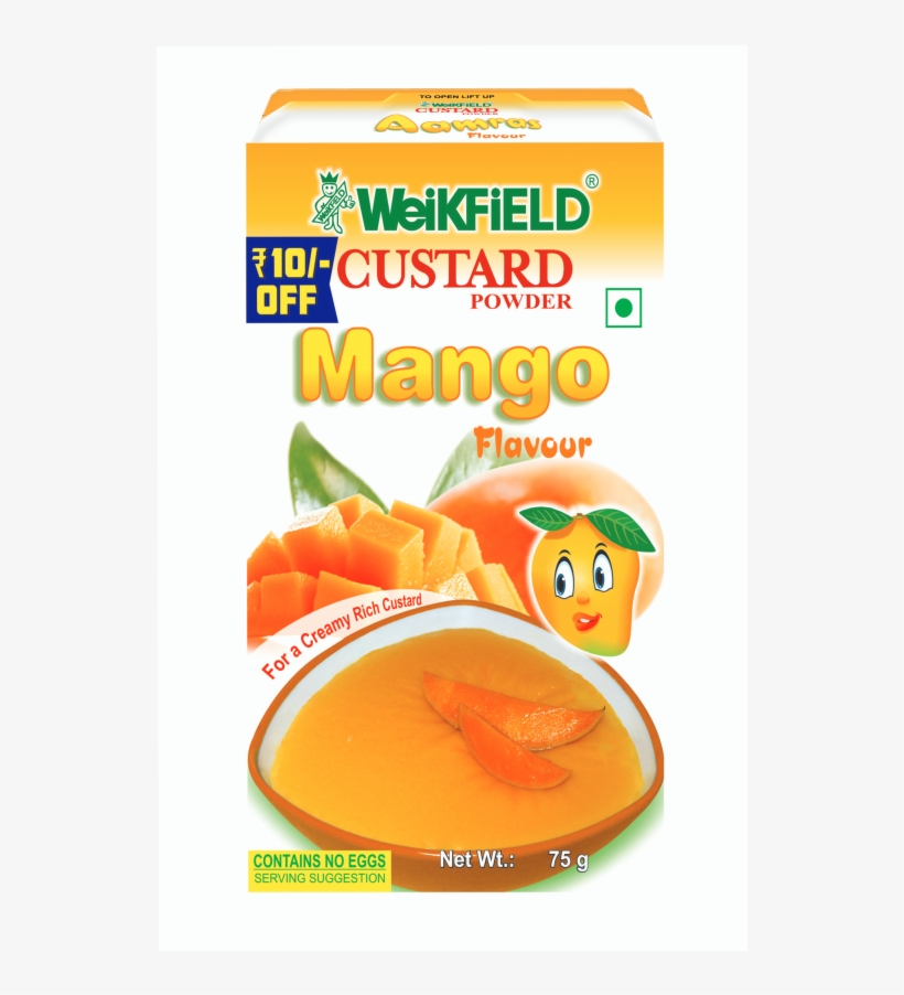 Weikfield Custard Powder Mango 100gms, transparent png #2556755
