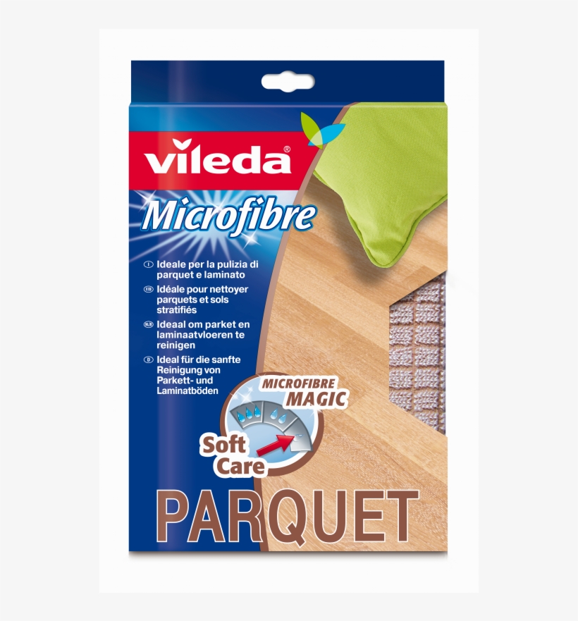 Microfibre Parquet Cloth Packshot Vileda - Vileda Bodentuch Microf. 2in1 Accessories, transparent png #2556822