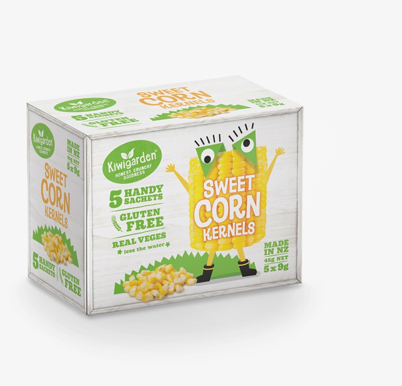Sweetcorn Kernels - Kiwigarden Banana & Honey Yoghurt Drops 5 X 9gm, transparent png #2557679