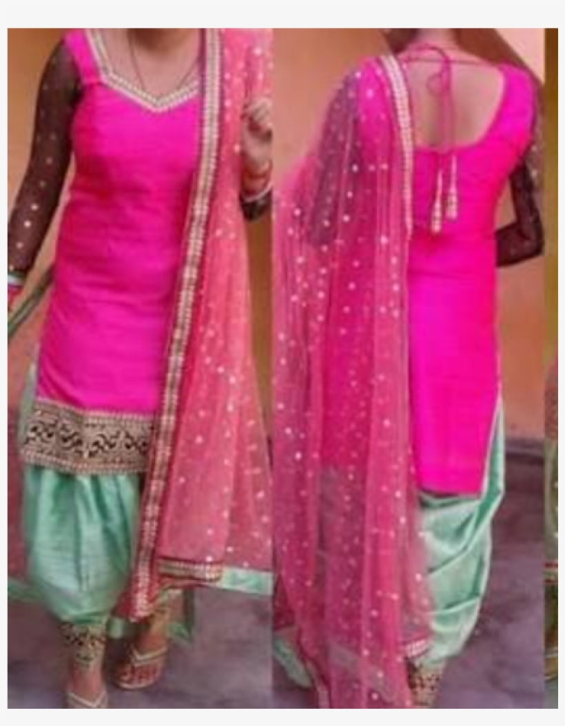 Kaint Party Wear Sardari Suit, transparent png #2557722