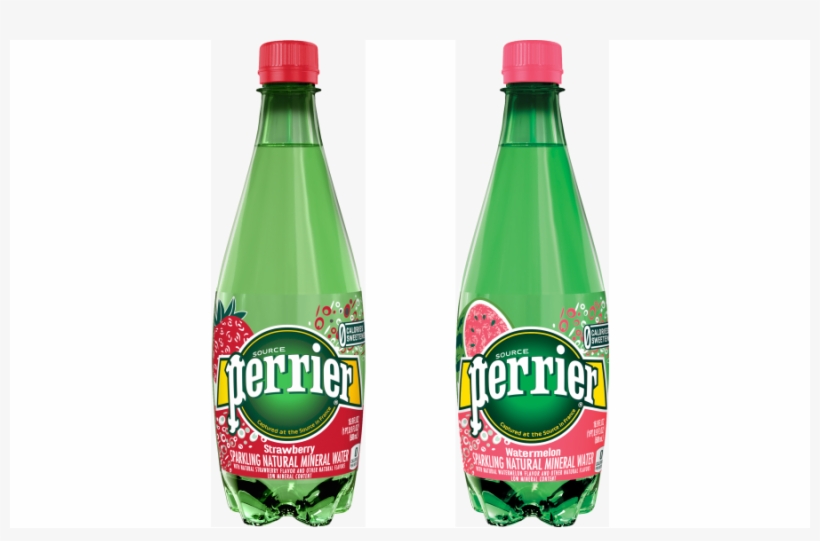 Perrier Strawberry, Perrier Watermelon - Perrier Sparkling Natural Mineral Water, Lime 16.9-ounce, transparent png #2557978
