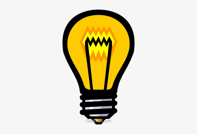 Symbol Of A Light Bulb Royalty Free Vector Clip Art - Illustration, transparent png #2557986