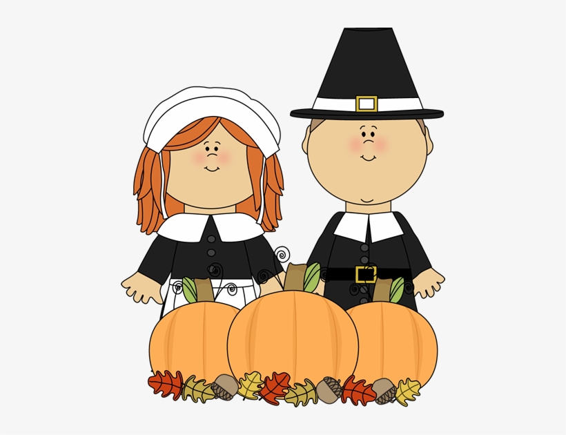 Pilgrims And Harvest - Pilgrim Clipart, transparent png #2558435