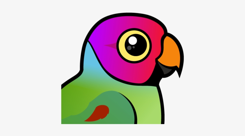 The Plum-headed Parakeet Is A Parrot Native To India, - Plum Headed Parrot Cartoon, transparent png #2558509