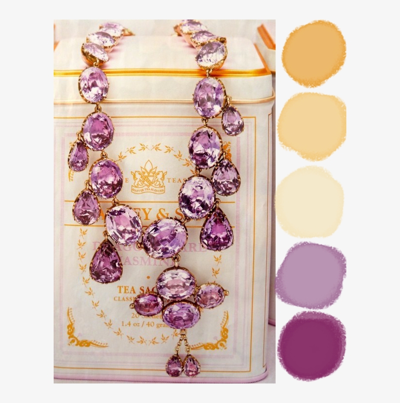 Pretty Little Picture - Purple And Gold Color Scheme, transparent png #2558552