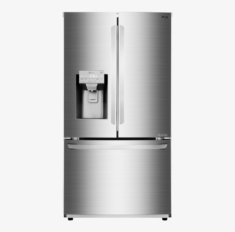 Image For Lg Bottom Freezer And French Doors Refrigerator - Lg Lfxs28968s 27.9 Cu Ft French Door Stainless Refrigerator, transparent png #2558601