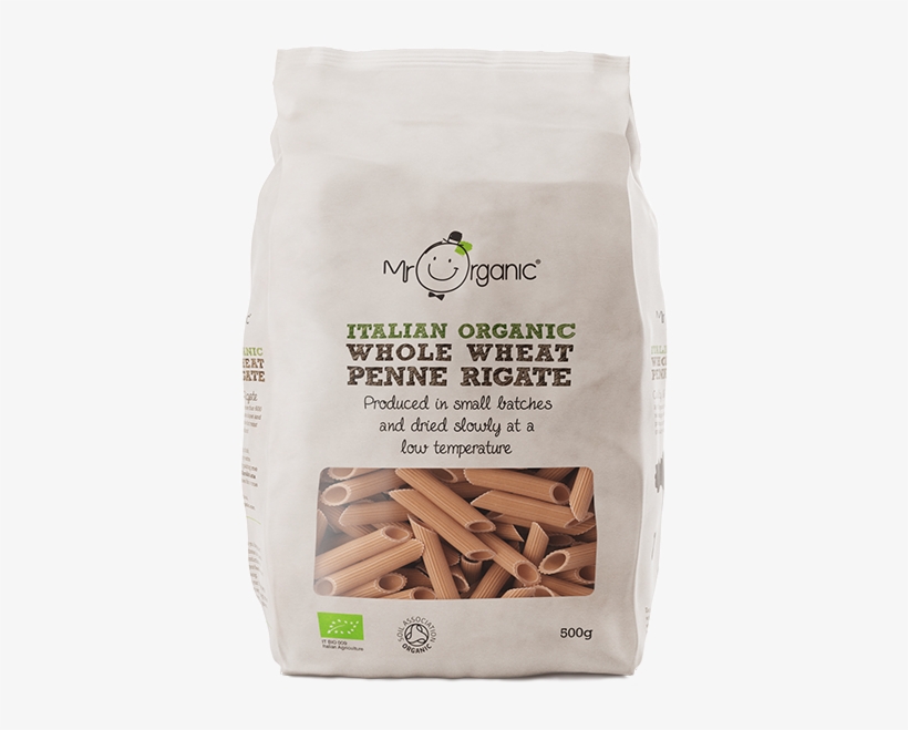 Mr Organic Italian Organic Whole Wheat Penne Rigate - Mr Organic - Carnaroli Italian Risotto Rice 500 G, transparent png #2558930