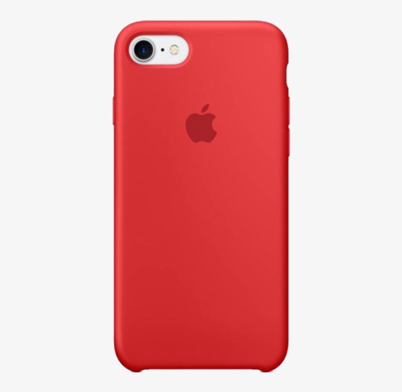 Apple Back Cover For Iphone Red Welcome To Apple Store - Apple Silicone Case Iphone 7 Red, transparent png #2559707