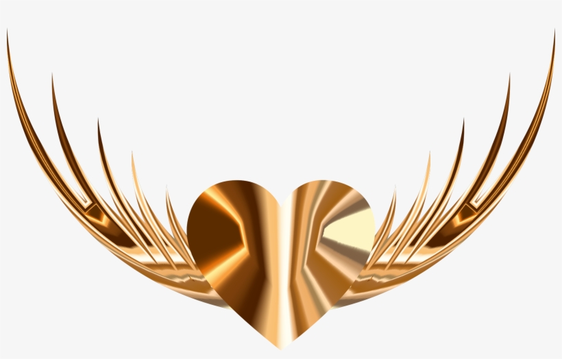 Flying Heart 6 Png Library Stock - Vector Fly Heart Png, transparent png #2560111