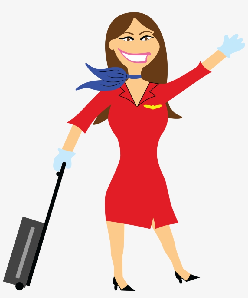 Flight Attendant Clipart Png, transparent png #2560426
