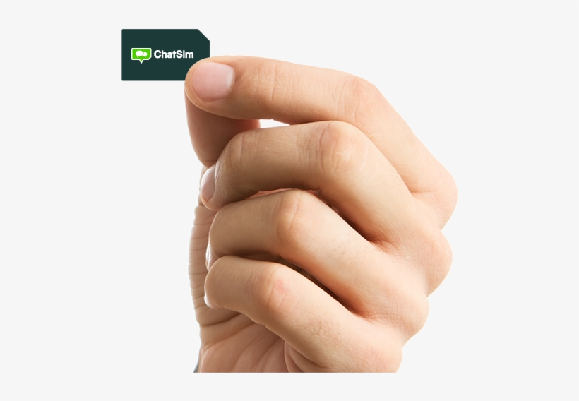 Sim Cards On Hand Png Image - Sim Card In Hand, transparent png #2560502