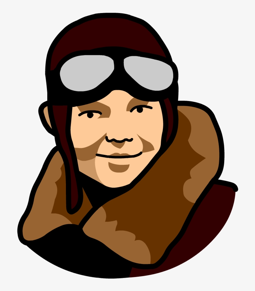 Cartoon Pictures Of Amelia Earhart, transparent png #2560550