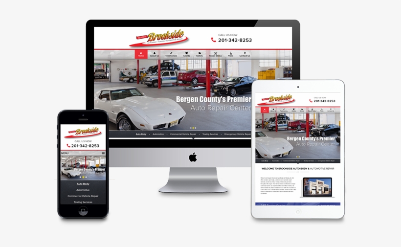 Responsive Design - Bergen Brookside Auto Body & Towing, transparent png #2560608