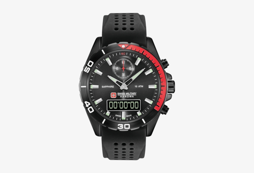 06 4298 3 13 007 - Swiss Military Hanowa Watch, transparent png #2561016