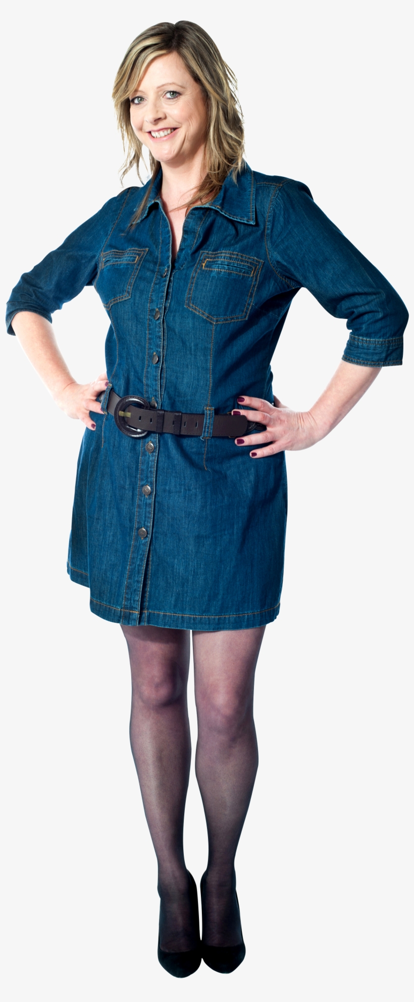 Fashion Girl Png Image - Pose Brazos En La Cintura, transparent png #2561629