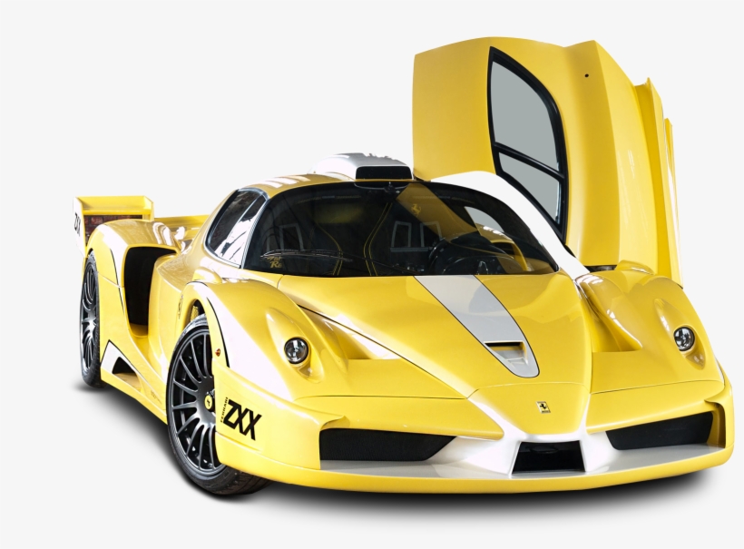 Yellow Ferrari Enzo Edo Car Png Image - Maserati Mc12 In Yellow, transparent png #2561681
