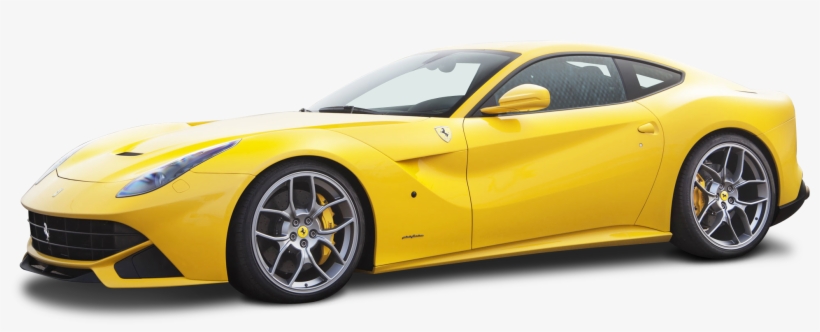 Yellow Ferrari F12berlinetta Car Png Image - Yellow Ferrari Berlinetta F12, transparent png #2561984