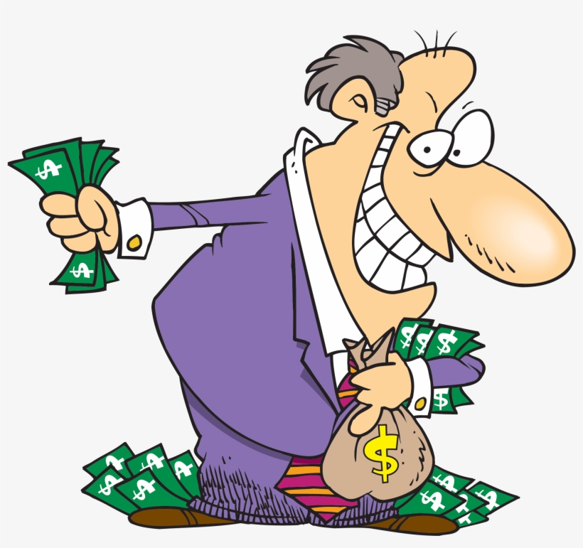 Royalty-free Clip Art - Rich Man Cartoon Png, transparent png #2562041