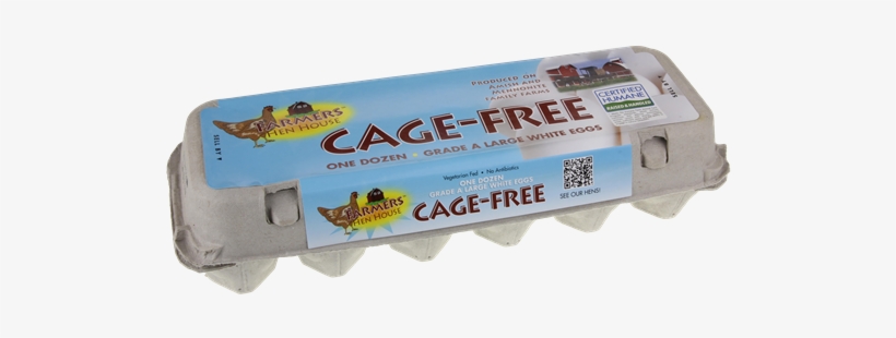 Farmers Hen House Cage-free Grade A Large White Eggs - Egg, transparent png #2562791