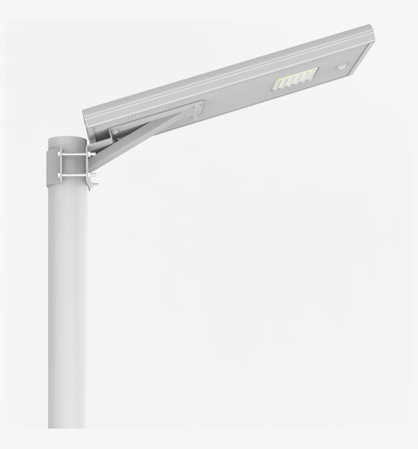 Solar Street Led Light With Pole, Solar Street Led - Street Light, transparent png #2562827