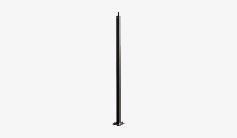 4" X 4" Square Straight Steel Pole - Television, transparent png #2562864