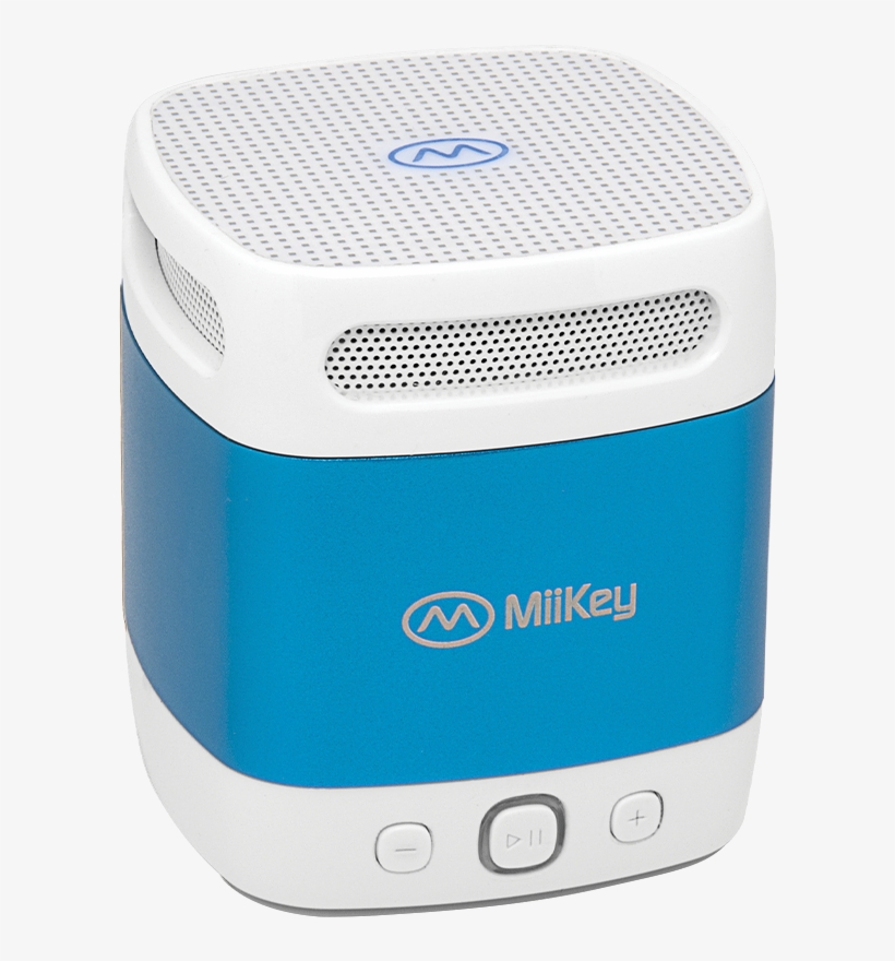 Miikey Miibox Mini Bluetooth Speaker - Miibox Mini Blue Bluetooth ,nfc Speaker With Microphone,built-in, transparent png #2563146